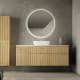 Mueble de baño madera maciza con encimera de Solid surface Alpes 5 Bruntec principal 1