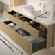 Mueble de baño con encimera de Solid surface Alpes 5 Bruntec croquis 4