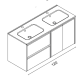 Conjunto mueble de baño Sansa Royo croquis 7