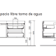 Mueble de baño con encimera de madera Noja Salgar detalle 10