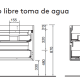 Mueble de baño con encimera de madera Noja Salgar detalle 10