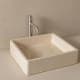 Lavabo de mármol natural Nilo Bruntec detalle 1