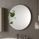 Espejo de baño Redondo Black Coycama ambiente 1