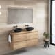 Mueble de baño con encimera de madera Roma Bruntec principal 5