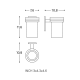Portacepillos de baño Stick Cosmic croquis 2