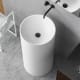 Lavabo de pedestal Andilla de Hidronatur detalle 1
