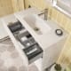 Conjunto mueble de baño fondo reducido 39 cm Vitale Royo detalle 6