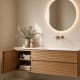 Conjunto Mueble de baño Alpes 21 Bruntec con lavabo Solid Surface detalle 6