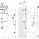 Pack inodoro + cisterna empotrada Urb.y Plus Unisan Sanindusa croquis 9