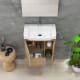 Conjunto mueble de baño fondo reducido 28 cm Versa Coycama Detalle 3