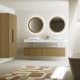 Mueble de baño con encimera solid surface y cajonera Alpes 4 Bruntec ambiente 5