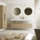Mueble de baño con encimera solid surface y cajonera Alpes 4 Bruntec ambiente 6
