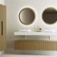 Mueble de baño con encimera solid surface y cajonera Alpes 4 Bruntec principal 0