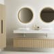 Mueble de baño con encimera solid surface y cajonera Alpes 4 Bruntec principal 1