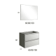 Conjunto mueble de baño Basic Bruntec croquis 5