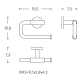 Portarrollos de baño Architect S+ Cosmic croquis 9