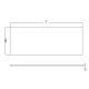 Tapa para mueble Ambar Coycama croquis 2