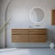Conjunto de mueble de baño madera maciza palilleria Horizontal Alpes 7 Bruntec principal 0