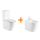 Pack inodoro + cisterna + bidé Lisboa Bruntec principal 2