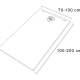 Plato de ducha de resina Veleta Bruntec croquis 9