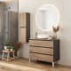 Mueble de baño con encimera de madera Kloe Campoaras principal 0