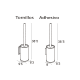 Escobillero de baño a pared Bassic Manillons Torrent croquis 1