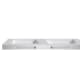 Lavabo suspendido doble seno Ibiza Bruntec detalle 1