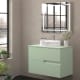 Mueble de baño con encimera piedra compactada mismo color Lia Bruntec colores principal 8