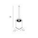 Escobillero de baño Slim Manillons Torrent croquis 6