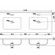 Conjunto mueble de baño Zenia Bruntec croquis 7