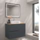 Mueble de baño con encimera de madera Limo Bruntec colores principal 5