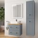Mueble de baño con encimera de madera Renoir vintage Salgar principal 1