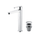 Pack Grifo de lavabo caño alto Roma Imex + Válvula click-clack principal 0