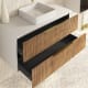 Mueble de baño con encimera de solid surface Soho Bruntec detalle 4