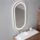 Espejo de baño con luz LED Aris de Bruntec detalle 1