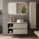 Conjunto mueble de baño con lavabo sobre encimera Bequia Salgar principal 4
