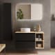 Conjunto mueble de baño con lavabo sobre encimera Bequia Salgar principal 1