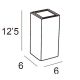 Portacepillos de baño Natura 1900 Manillons Torrent croquis 1