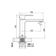 Grifo de lavabo Orion GME croquis 2