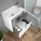 Conjunto mueble de baño fondo reducido 35 cm Petit St Campoaras detalle 3