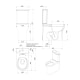 Inodoro completo Winner Confort PMR Unisan Sanindusa croquis 9