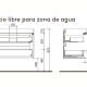 Mueble de baño con encimera de madera Attila Salgar croquis 30