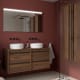 Mueble de baño con encimera de madera Attila Salgar principal 1