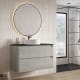 Mueble de baño con encimera Piedra Compactada negra Artemisa Bruntec principal 2