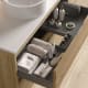 Mueble de baño con encimera Piedra Compactada negra Artemisa Bruntec detalle 12