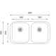 Fregadero de cocina Menfis de Solfless croquis 1