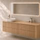 Mueble de baño con encimera de madera Duna Bruntec principal 2