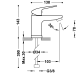 Grifo de lavabo Base Plus Tres croquis 1