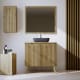 Mueble de baño con encimera de madera maciza Alpes 14 Bruntec principal 0