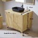 Mueble de baño con encimera de madera maciza Alpes 14 Bruntec croquis 4